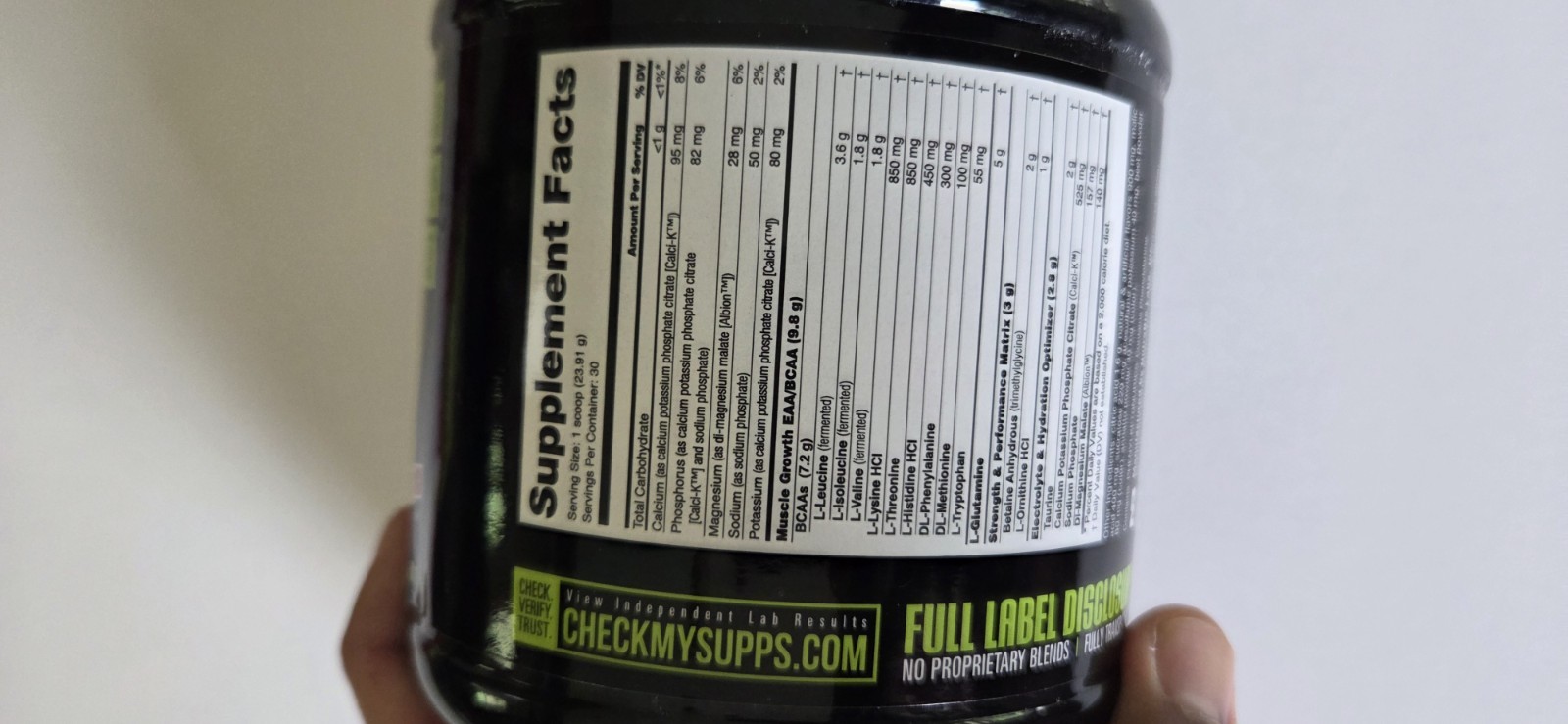 NutraBio Intra Blast Tropical Fruit Punch Powder 30 Servings 25.3 oz