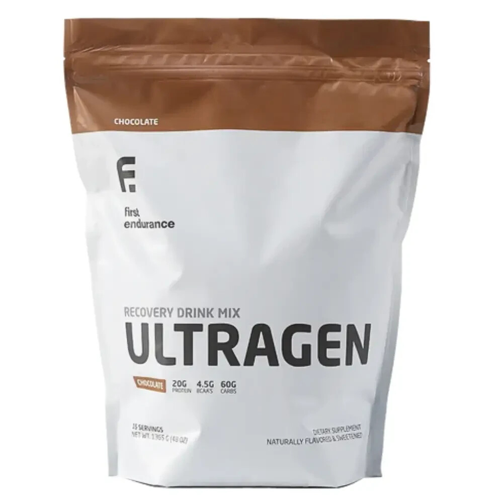 First Endurance Ultragen Recovery Drink Mix. Chocolate