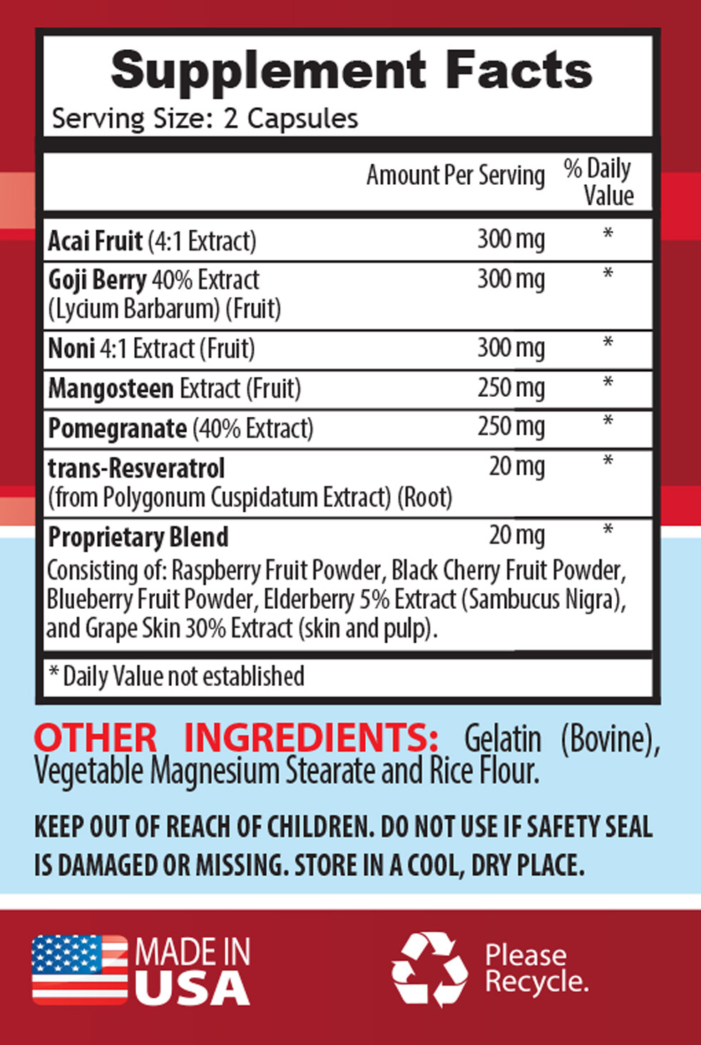 xanthone supplement, ANTIOXIDANT MEGA COMPLEX 1440mg, resveratrol fat burner 3B