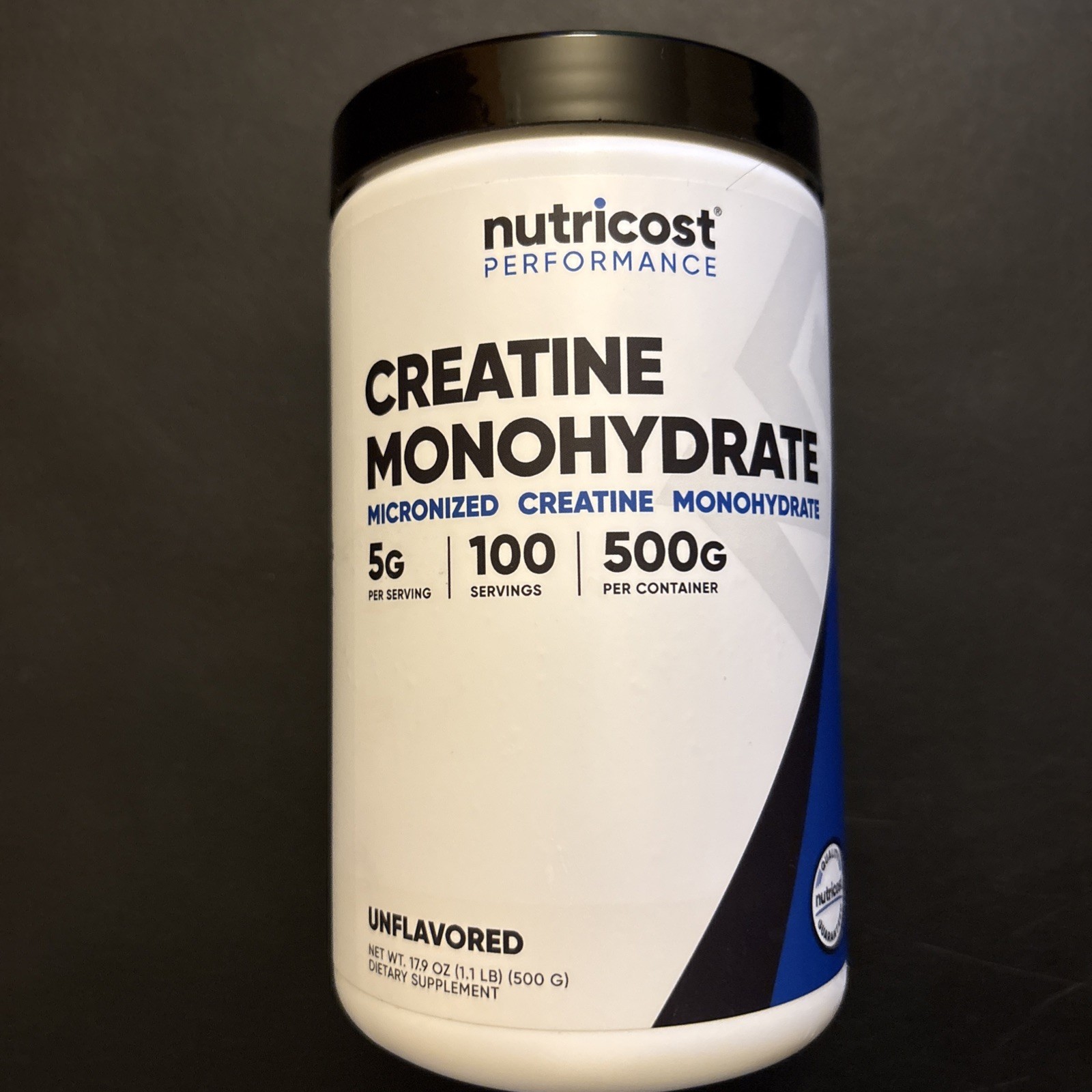 Nutricost Pure Creatine Monohydrate 500 Gram Powder Expiration Date 11/2027