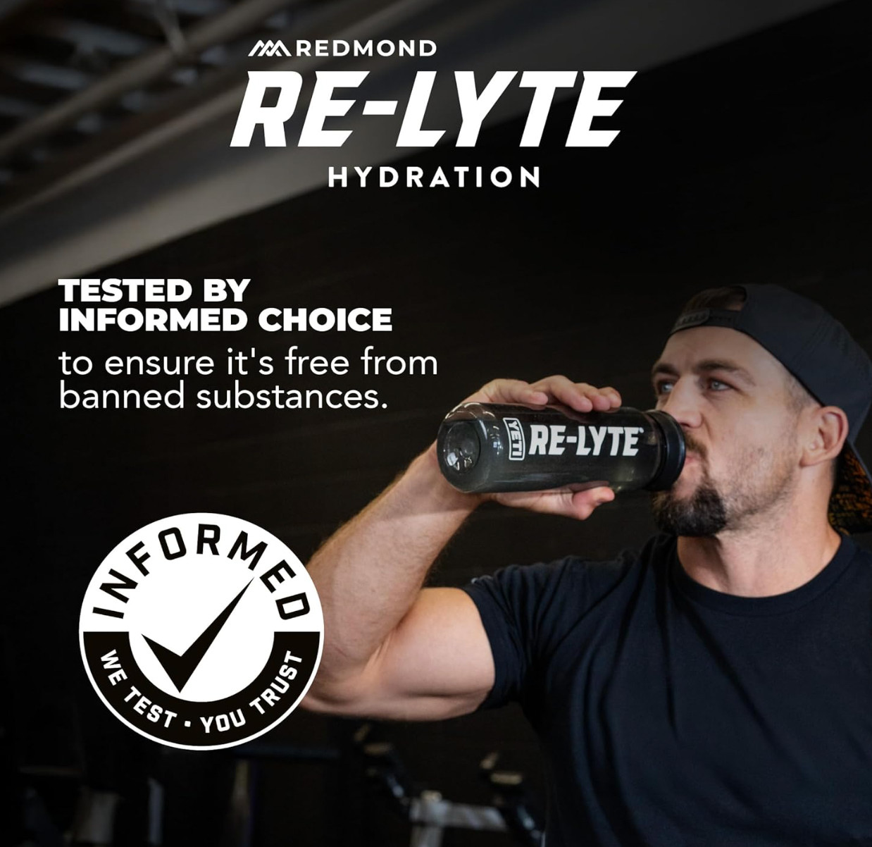 REDMOND Re-Lyte Hydration Electrolyte Powder Mix (Pina Colada), 30 Stick Packs