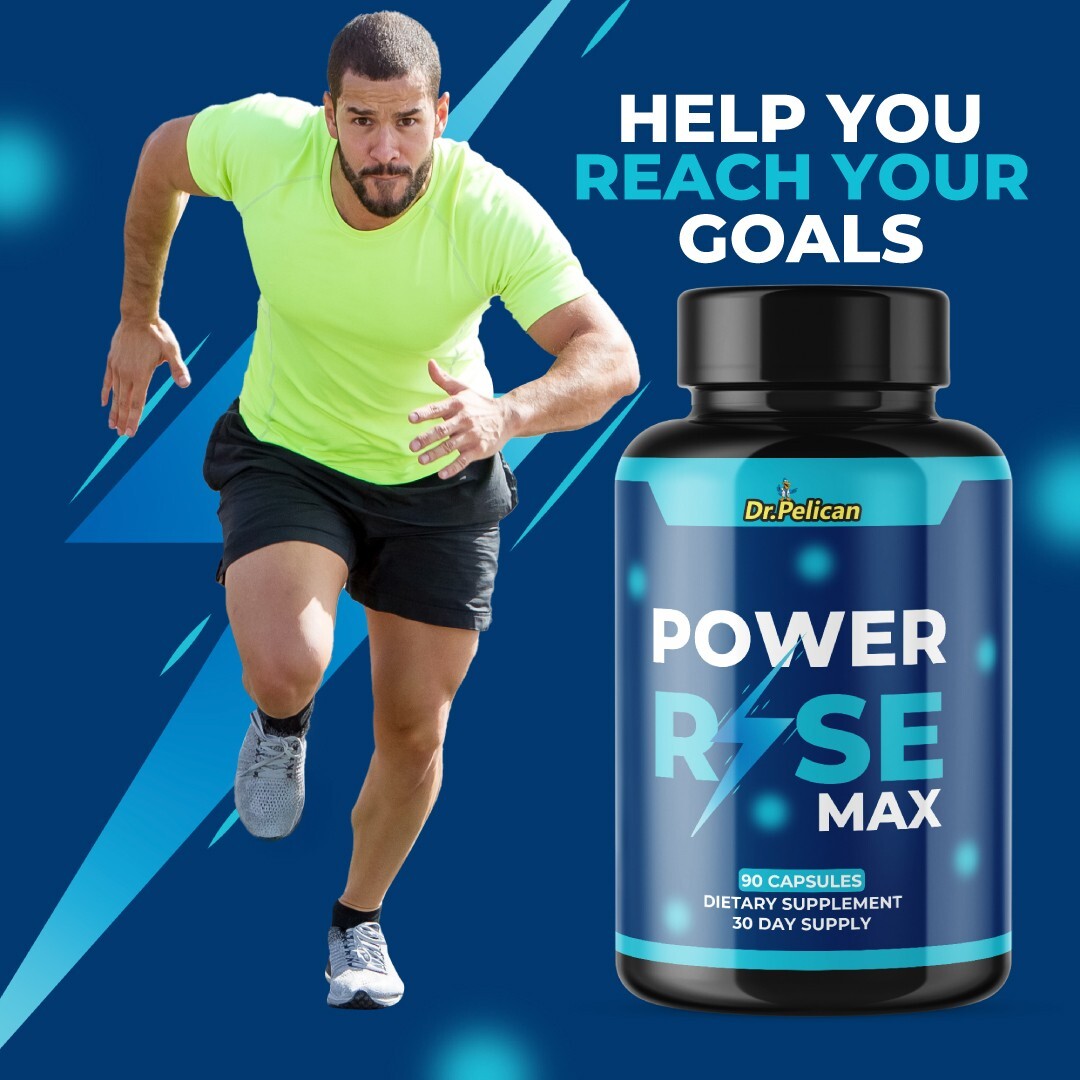 Power Rise Max- Bodybuilding & Men’s Health Support- 3 Bottles- 270 Capsules