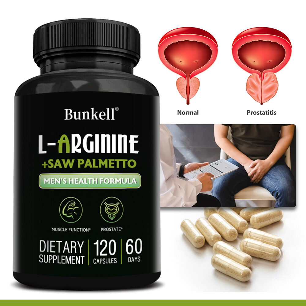 Men’s Health Formula | L Arginine & Saw Palmetto | Muscle & Prostate Support