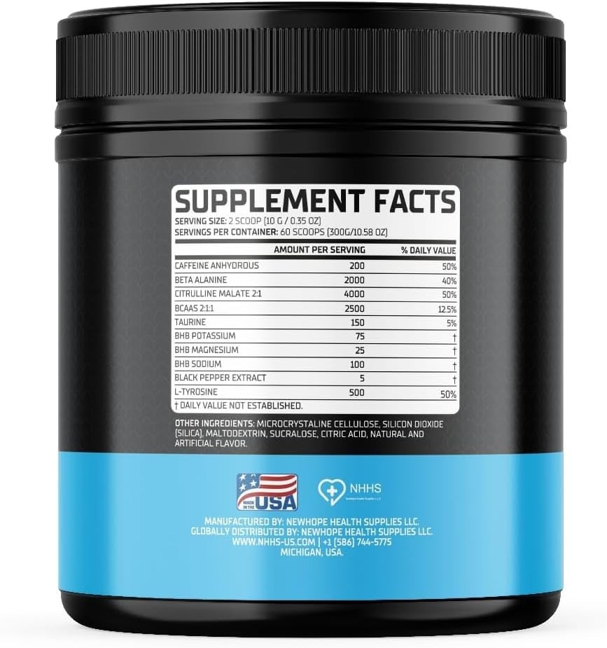 Ultra Boost Lemon Pre-Workout Powder: Clean, Explosive Energy & Performance i…