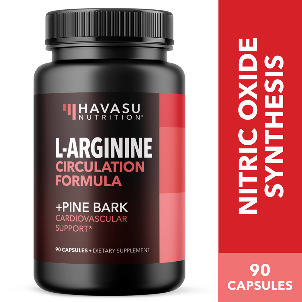 L Arginine French Pine Bark 1800mg L-Arginine Pills for Men Boost Circulation 90