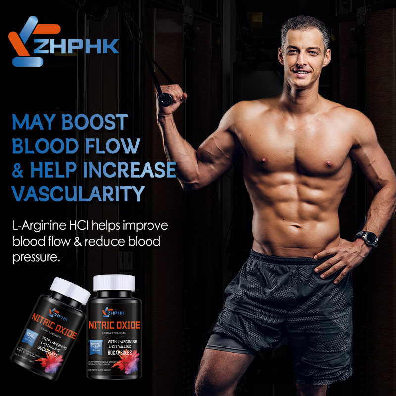 Nitric Oxide & Circulation Booster | L-Arginine, L-Citrulline | Extra Strength