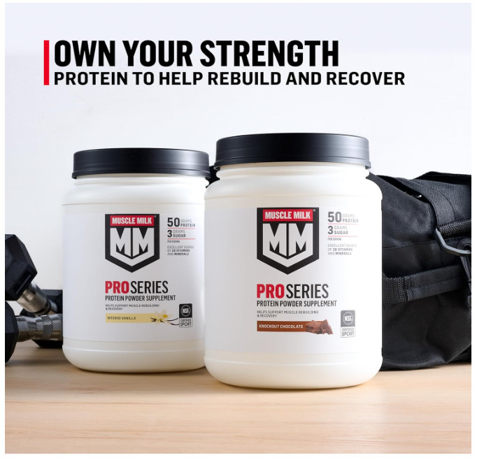 Muscle Milk Pro Series Protein Powder Chocolate 50g Protein 5LB