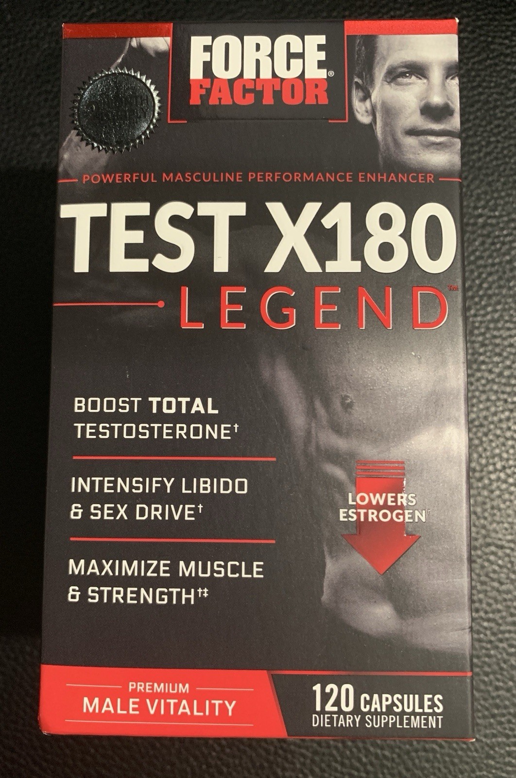 Force Factor Test X180 Legend ~ Test Booster Muscle Builder ~ 120 caps Exp 02/29