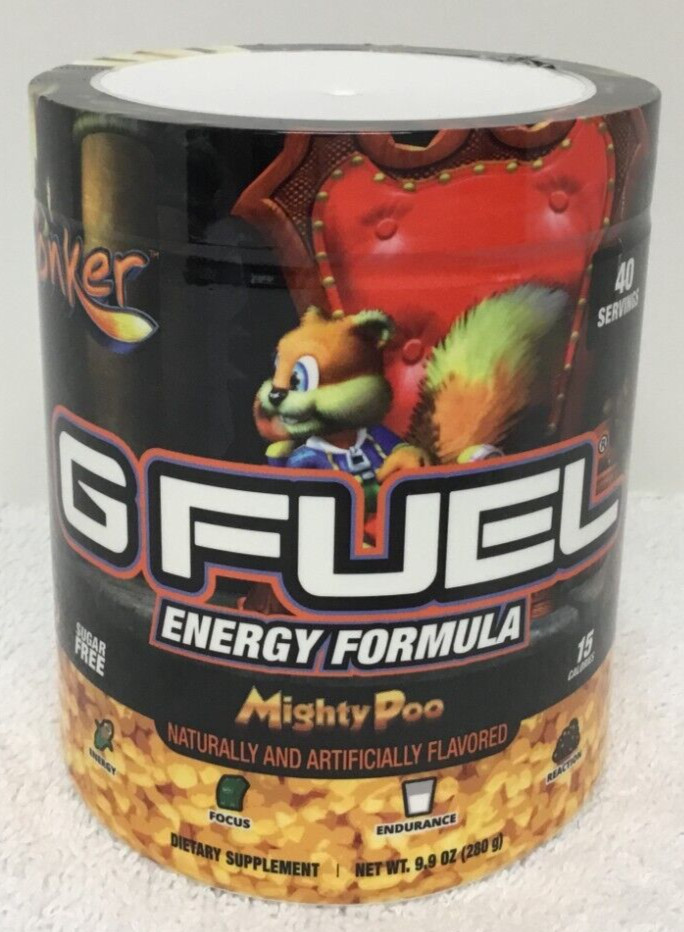 GFUEL – *NEW* Limited Edition Conker’s Bad Fur Day: Mighty Poo Collectors Box