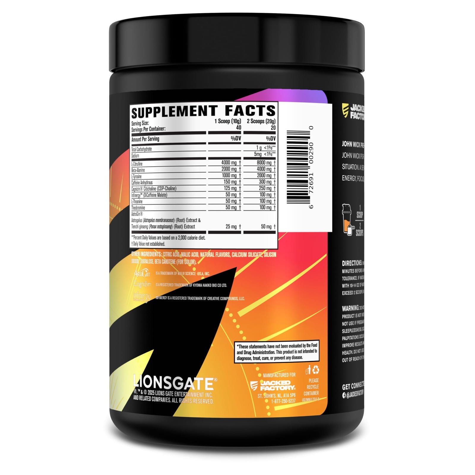 Intense Energy Pre Workout Powder – 40 Servings, Battle-Ready Focus, Tropical Su