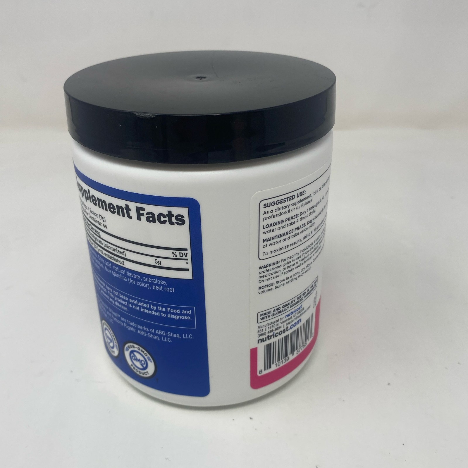 Nutricost Creatine Monohydrate 300g Shaq’s Berry Blast (44 Serv)
