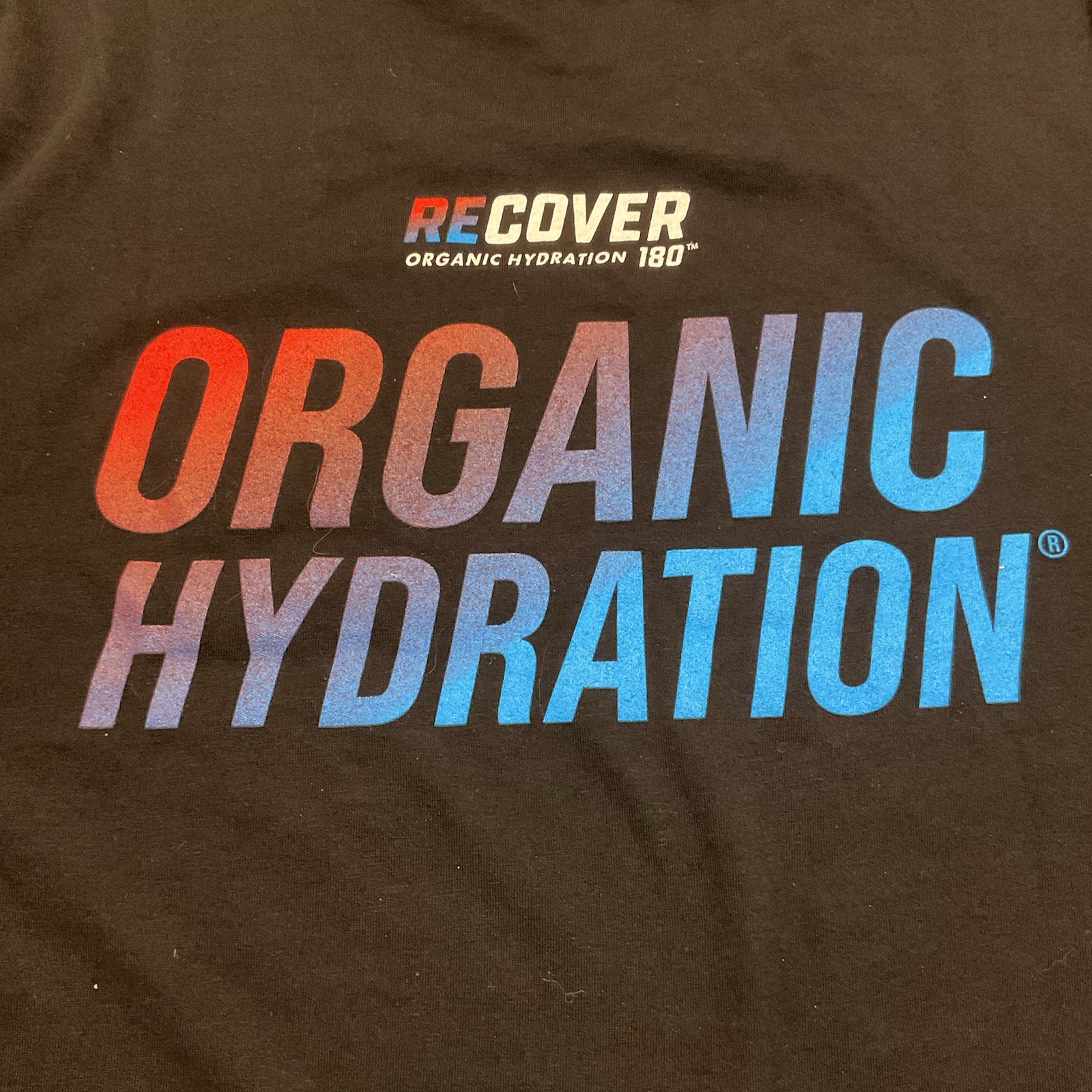 Recovery Hydration | Black T Shirt | NEW WITHOUT TAGS
