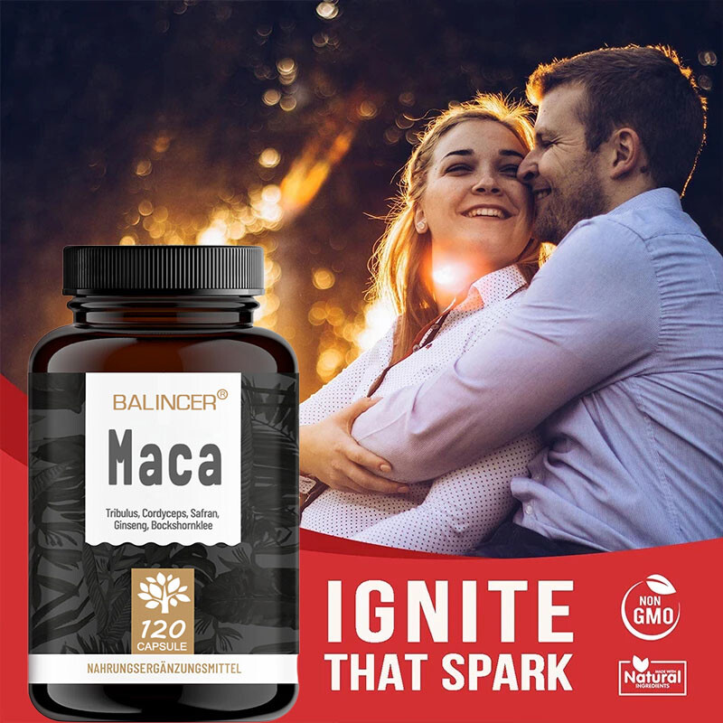 Maca 30/60/120 capsules – Enhances energy and stamina, boosts energy