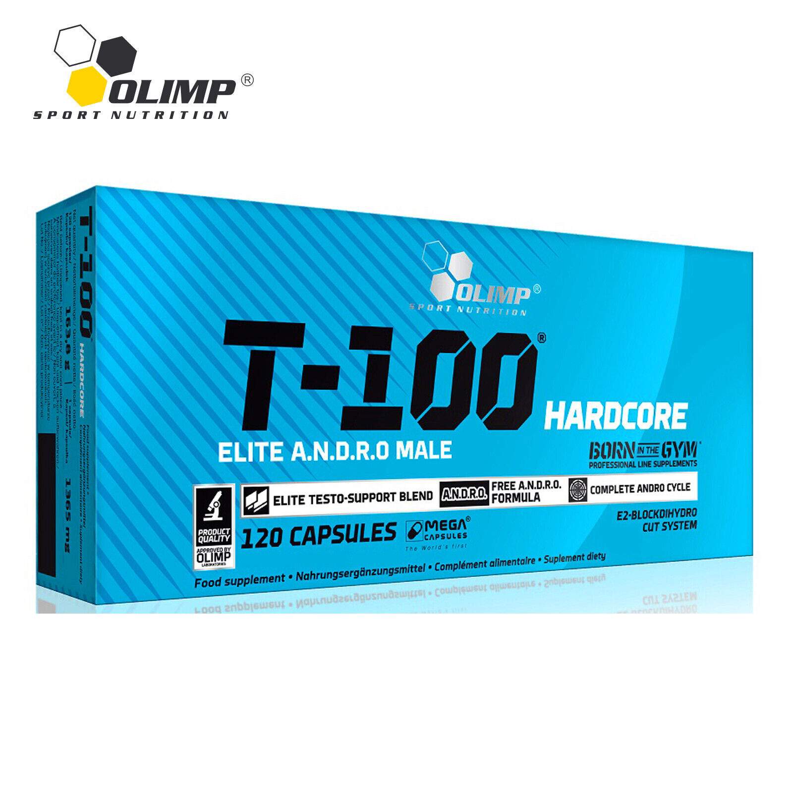 T-100 HARDCORE – Testosterone Booster – Elite Testo – Support – Andro Male Cycle
