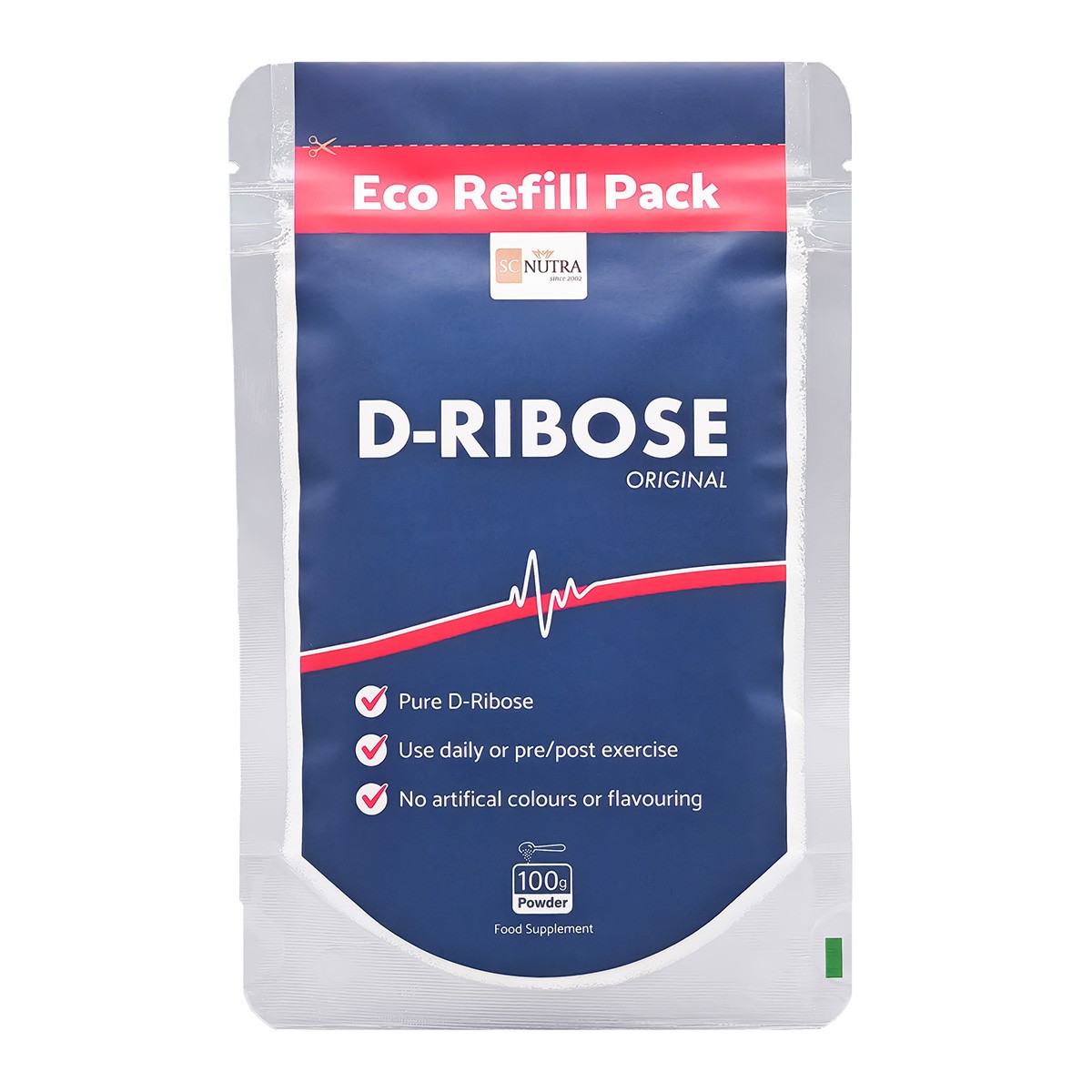 Bundle Offer 3 for 2: D-Ribose Powder (Eco Refill) 3 x 100g