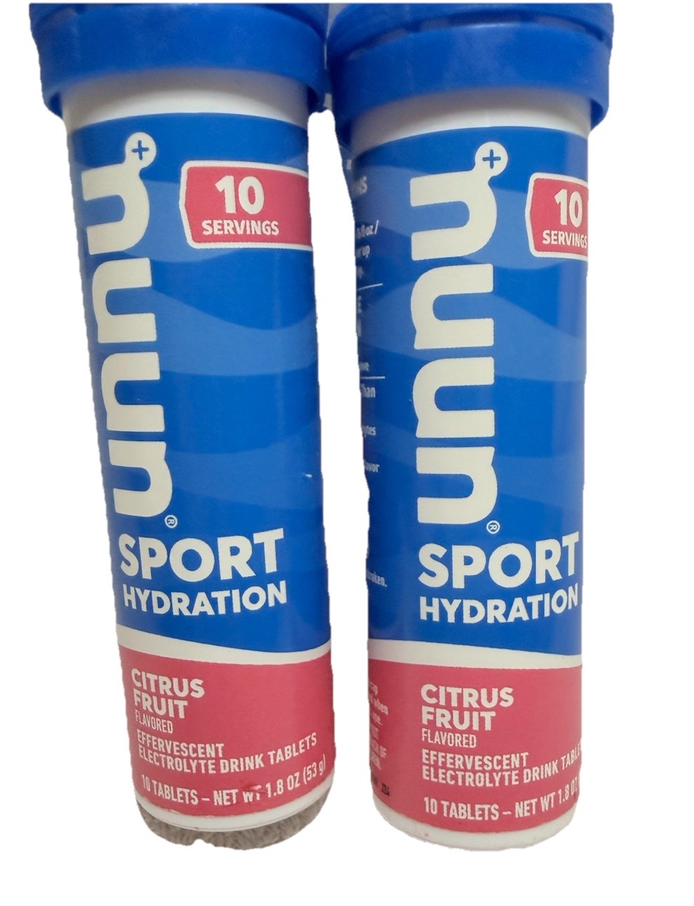 Nuun Hydration Electrolyte Drink Tablets Citrus Fruit 10 Ct Pack of 8 Exp 8/27