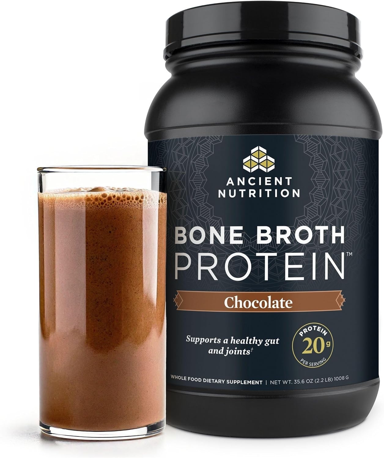 Ancient Nutrition Bone Broth Protein Powder 20g Collagen Peptides Keto Paleo 40