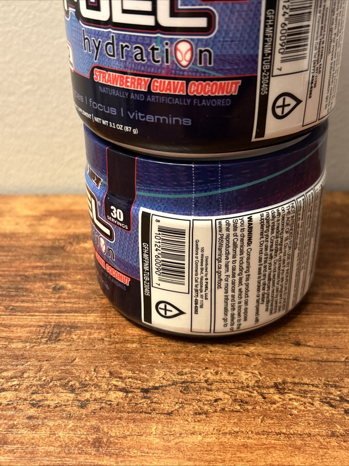 3x G Fuel Spider-Man Across the Spider-Verse Glitch Mix Hydration Tub Exp 5/2028