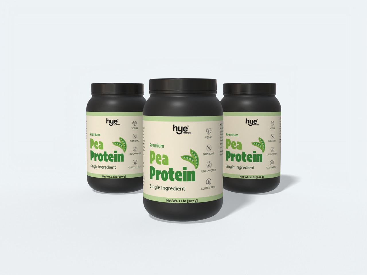 Premium Pea Protein, 2lb, Vegan, Gluten Free, Unflavored, 100% Peas, 30 Servings