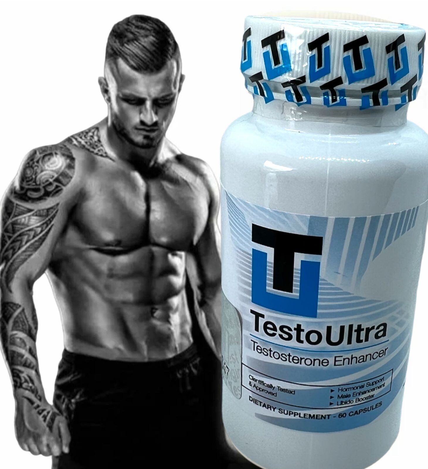 TESTOULTRA TESTOSTERONE BOOSTER Libido Stamina Energy Power /60 CAPS