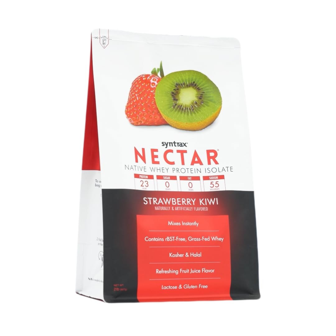 Syntrax Nutrition Nectar, 100 Whey Protein Isolate Powder, Refreshing Fruit J…
