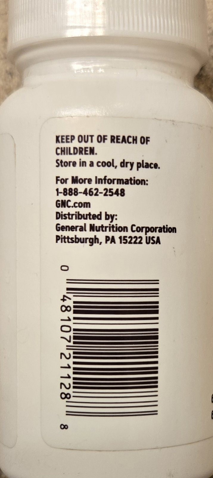 GNC L-CARNINTINE 500 mg 60 Capsules ( 60 Servings ) BEST BY 10/26