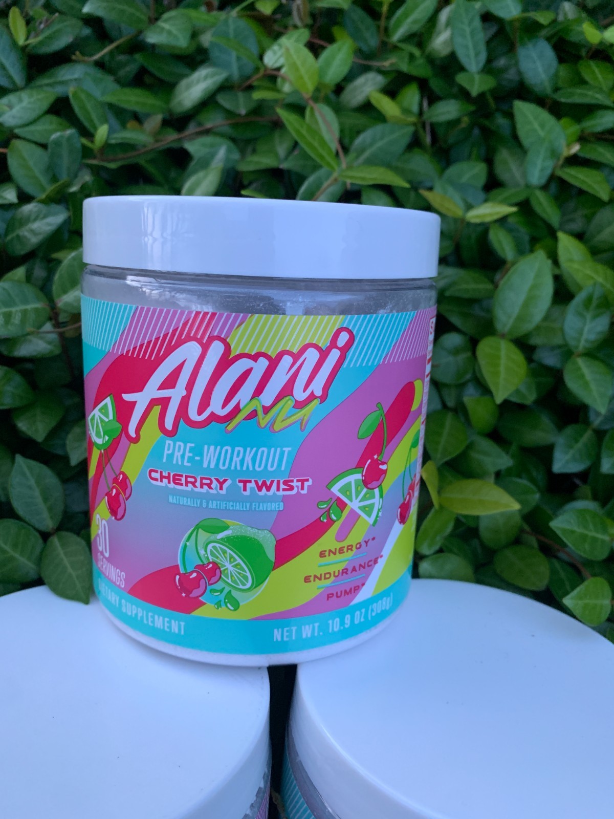 Alani Nu Pre-Workout Powder Cherry Twist 10.9 OZ X 3 Containers /EXP 28