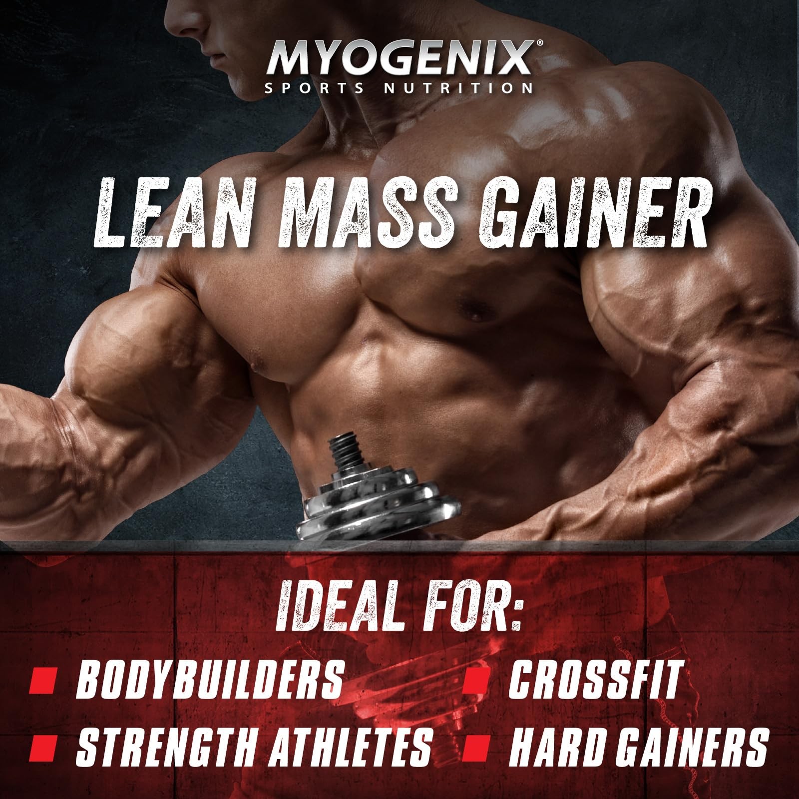 Myogenix Critical Mass Gainer – Muscle Mass Weight Gain Supplement, Zero Lact…