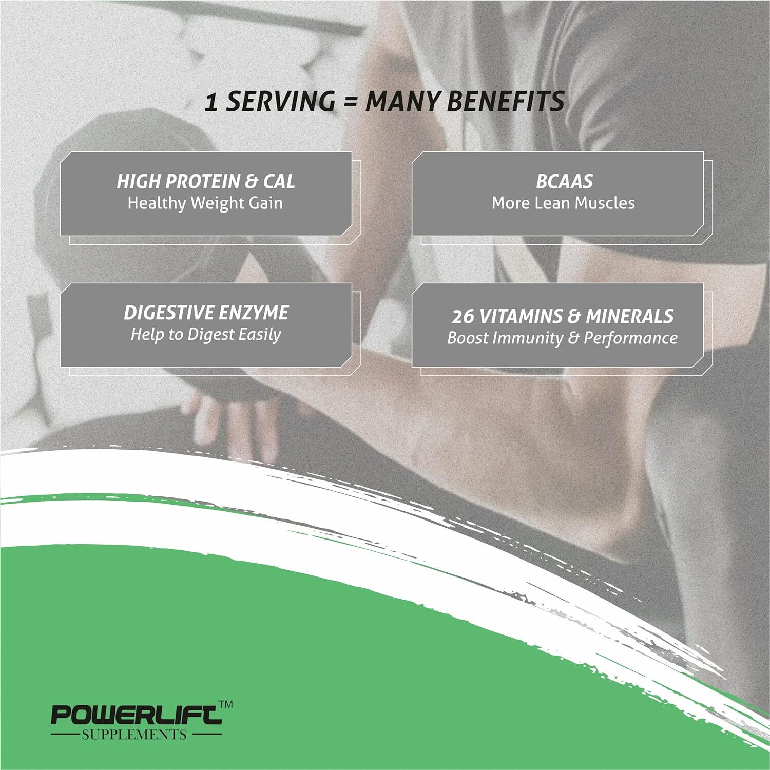 PowerLift Weight Gainer Protein Powder(Rich Chocolate)