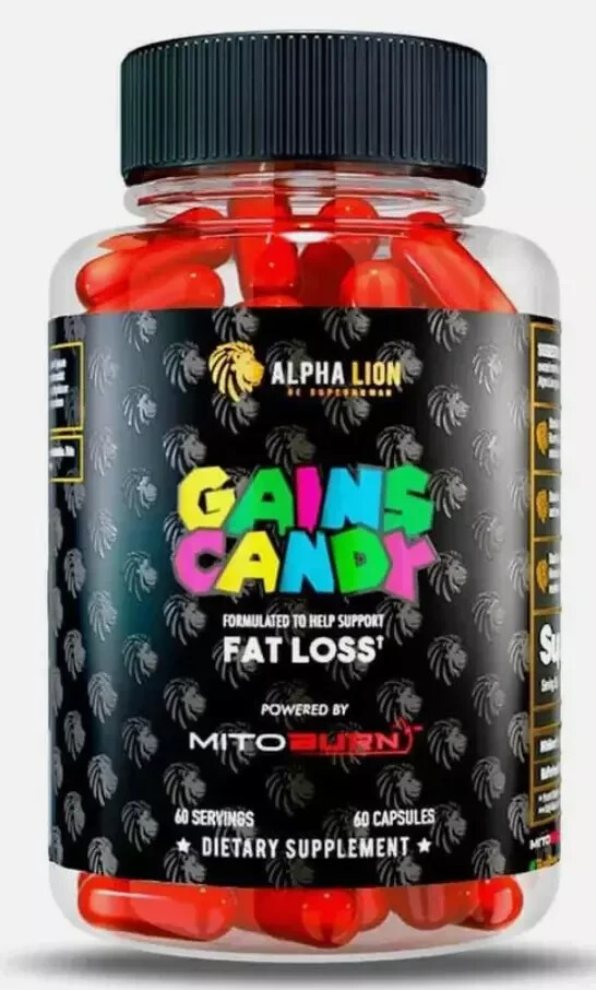 ALPHA LION Candy Gains MITOBURN Fat Loss Fast Results Anti Aging Keto Friendly