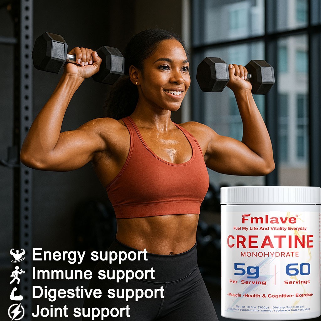 Micronized Creatine Monohydrate Powder, Unflavored, 60 Servings, 300 Grams /Pack