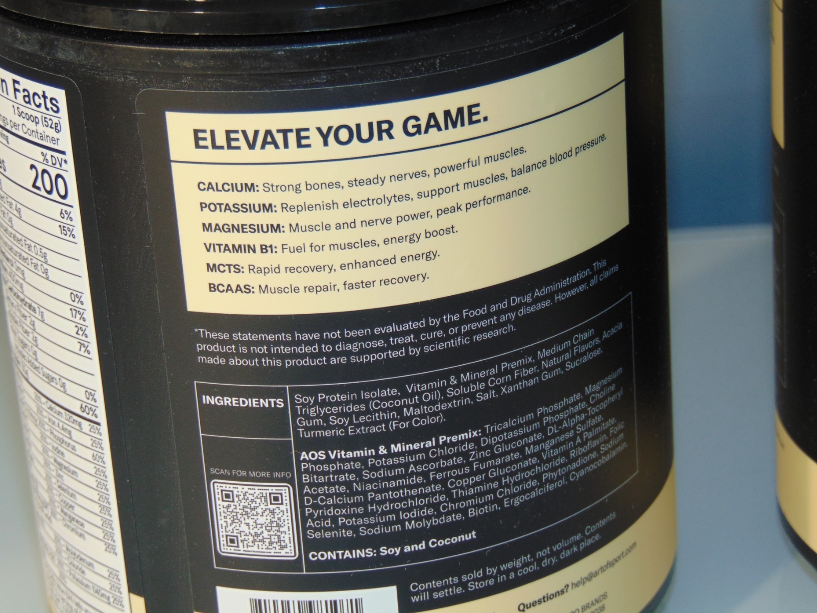 2 Pack Art Of Sports Vanilla Protein Powder 30G Protein OCT 25 1.15 LB Each