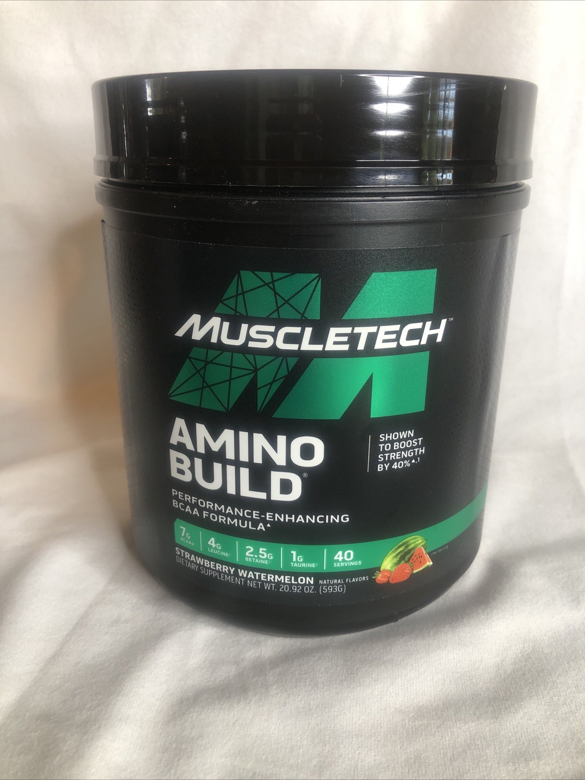 MuscleTech BCAA Powder for Men & Women, Strawberry Watermelon -Boosts Strength