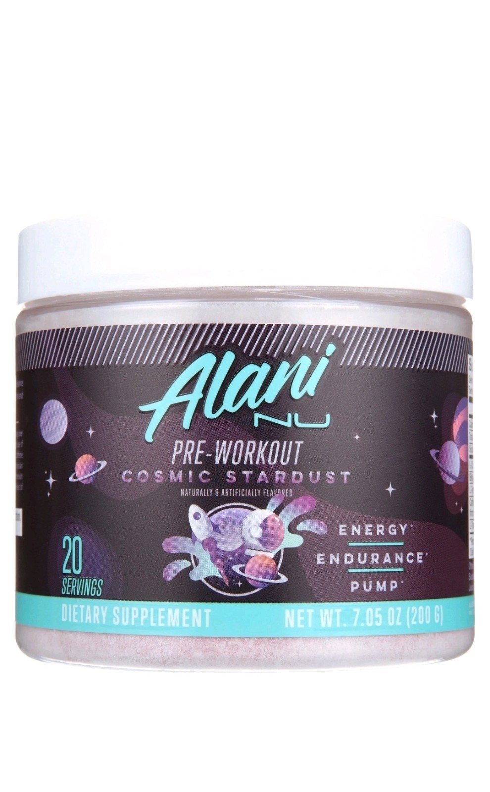 Alani Nu Pre-Workout Breezeberry 20 Servings 7.0 Oz /200g New & Sealed