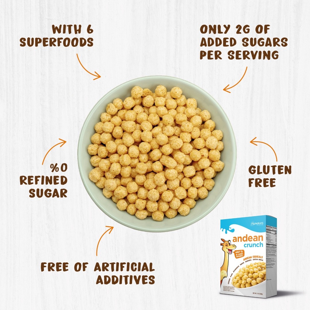 4 boxes Cereal – Antioxidant and anti-inflammatory properties – Organic, Vegan.