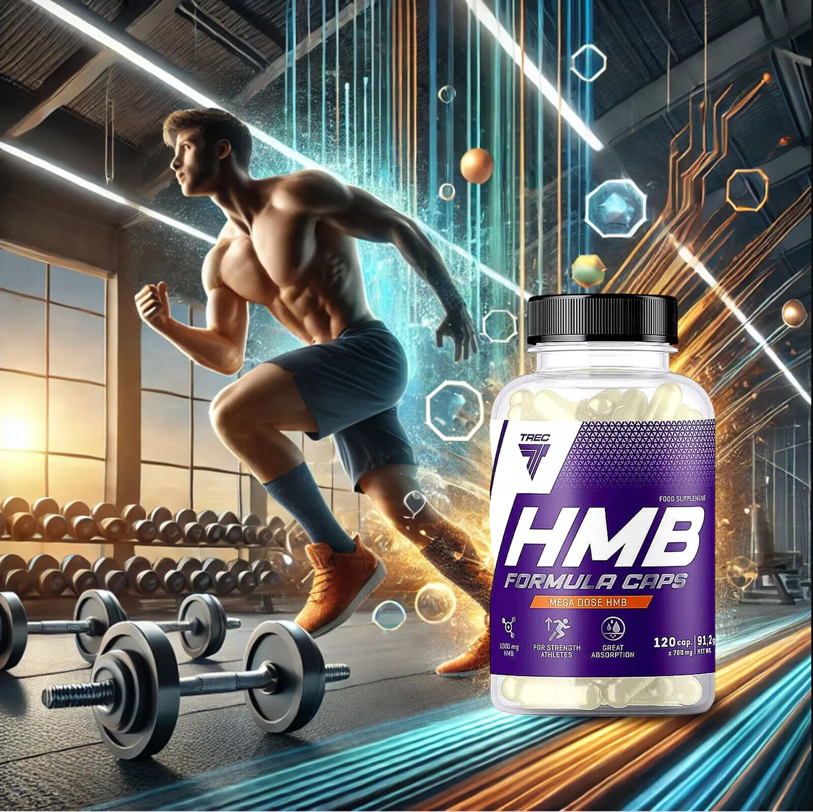 Trec Nutrition HMB -Supports The Growth Of Muscle Tissue While Reducing Body Fat