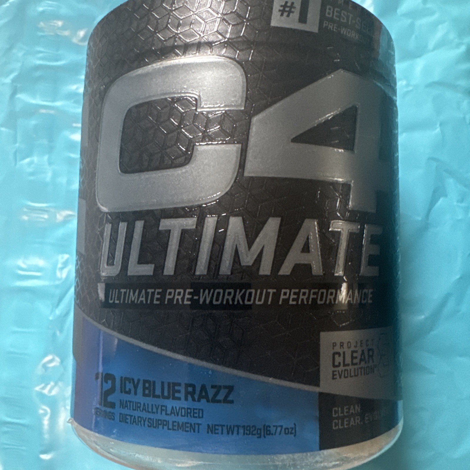 2 CELLUCOR C4 Ultimate ICY BLUE RAZZ Pre-Workout 12 Servings Each Exp: 11/26