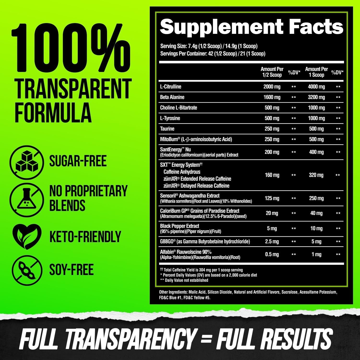 Alpha Lion SuperHuman Burn Hulk Juice – Sour Gummy Bear 10.96 oz (Pack of 2)