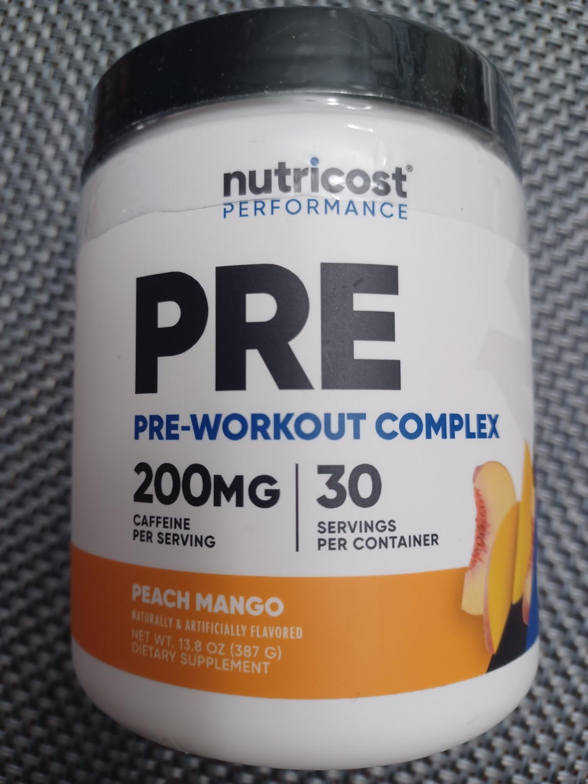 Nutricost Pre-Workout Complex Powder (Peach Mango) 30 Servings Exp. 03/2028