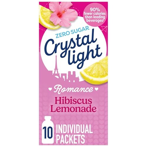 Crystal Light Drink Mix, 10 Individual Packets, Hydration for Book Lovers and