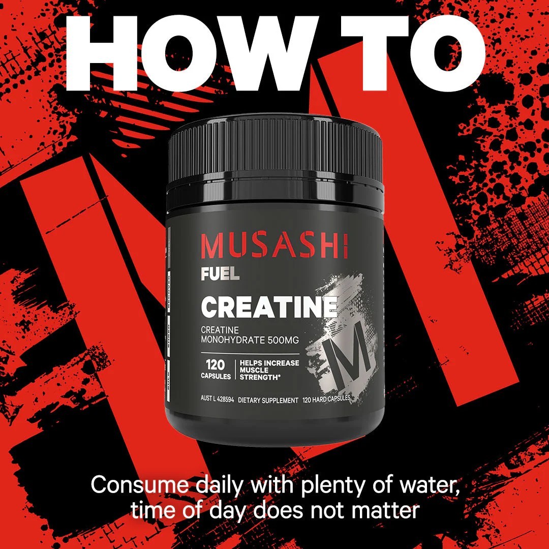 New Musashi Creatine 120 Capsules