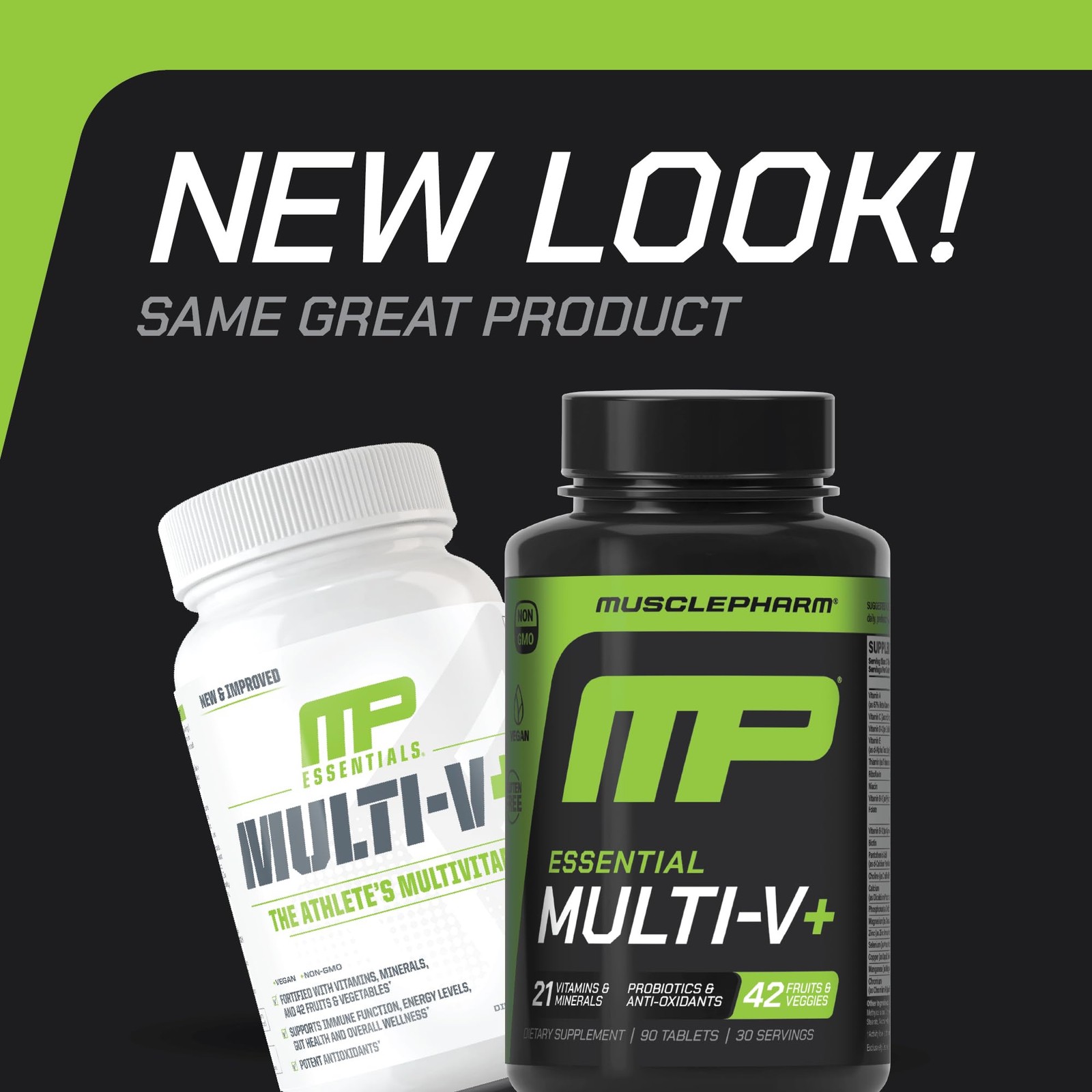 Muscle Pharm Essentials Multi-V+, The Athlete’s 90 Count (Pack of 1)