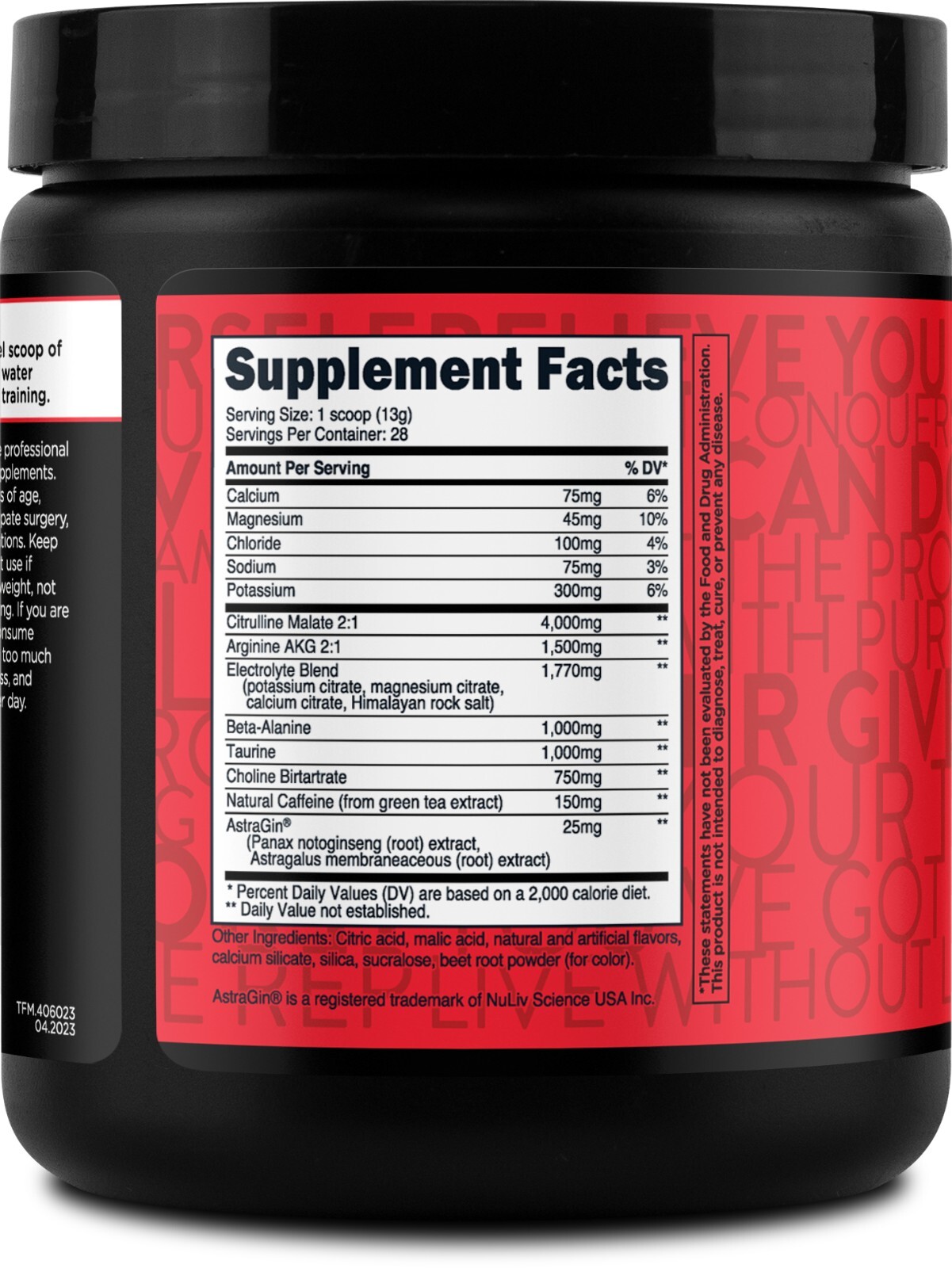 TransformHQ Pre-Workout (Rainbow Splash) 28 Servings – Perform – Gluten Free