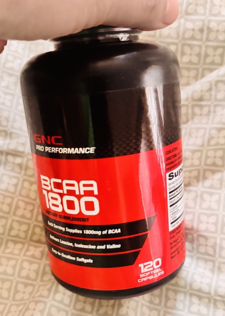 GNC Pro Performance BCAA 1800 Dietary Supplement, 120 gels 11/2026