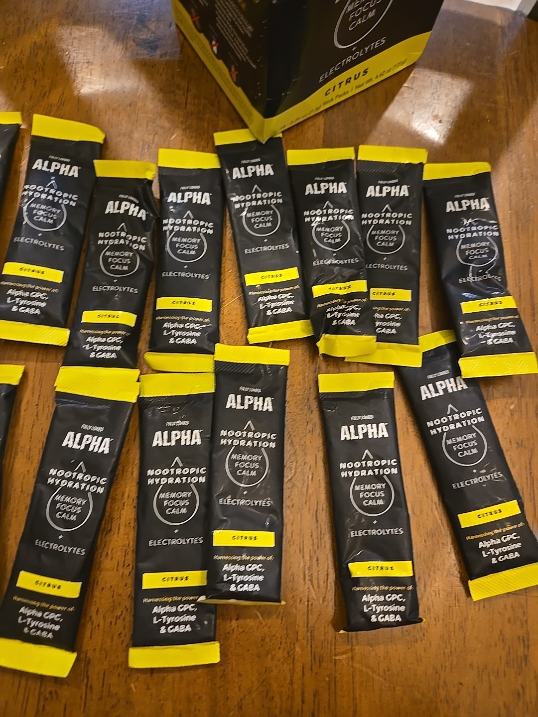 Fully Loaded Alpha Fuel Nootropic Hydration Memory Calm +;Electrolytes Citrus
