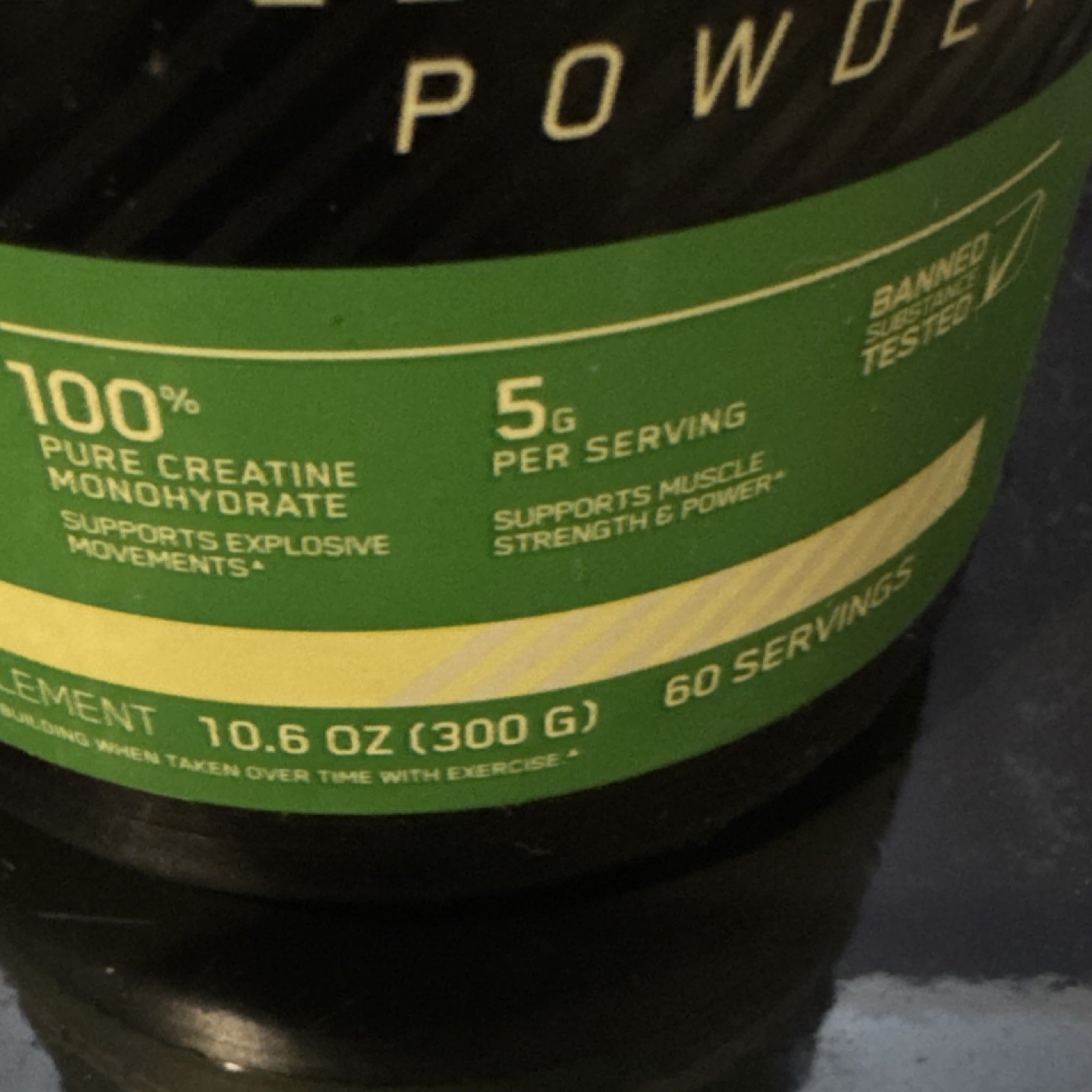 Brand New Optimum Nutrition Micronized Creatine Monohydrate Powder Unflavored