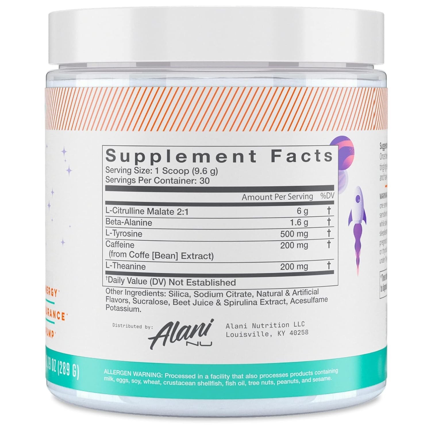 Sugar-Free Energy Boost Pre Workout with L-Theanine and Citrulline – 30 Servings