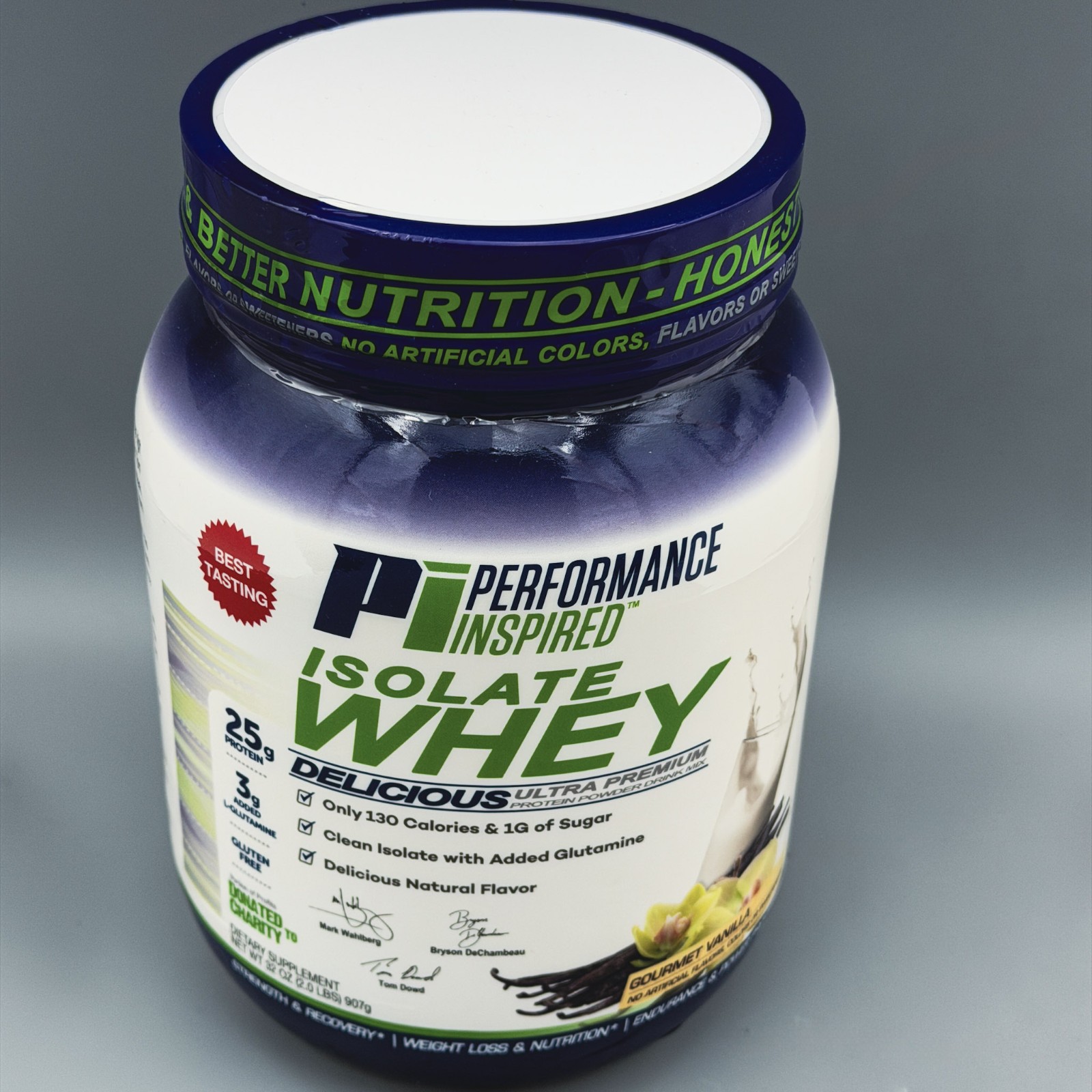 Performance Inspired Gourmet Vanilla WHEY Protein Powder – 25G – Mark Wahlberg