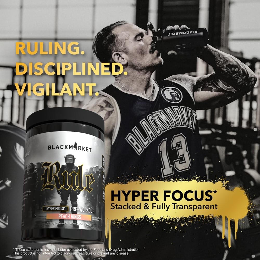 Blackmarket Nootropic Caffeine Alpha Gpc Lions Mane Focus Servings