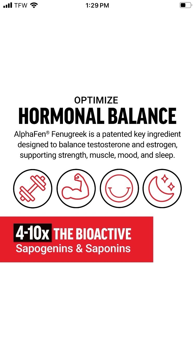 Force Factor Test X180 Boost, Testosterone Booster for Men, Testosteron Pills